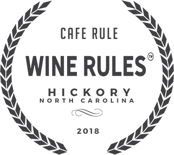 cafe rule wine rules hickory north carolina awards wreath