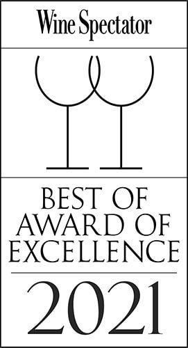 wine spectator award best excellence cafe rule and wine bar black and white logo